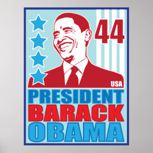 President Obama Vintage Poster