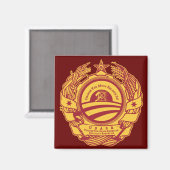 President Obama's Presidentiële Sovjet Seal Magnet Magneet (Voorkant / Achterkant)