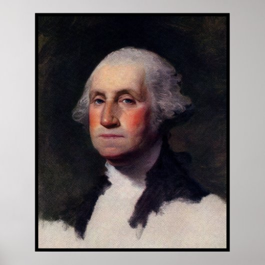  President portret van George Washington Poster (Voorkant)
