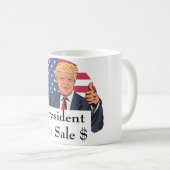 Président Pour La Vente De Café Mug (Devant droit)