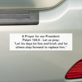 President Prayer Bumpersticker (Op auto)