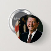 President Reagan Ronde Button 5,7 Cm (Voorkant /achterkant)
