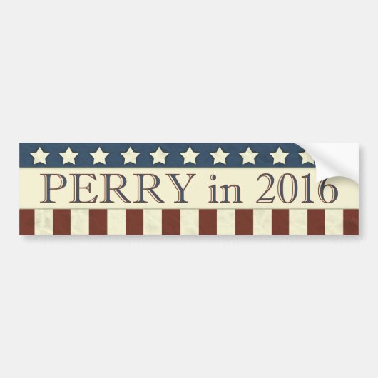 President Rick Perry in 2016 Bumpersticker (Voorkant)