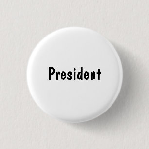 President Ronde Button 3,2 Cm