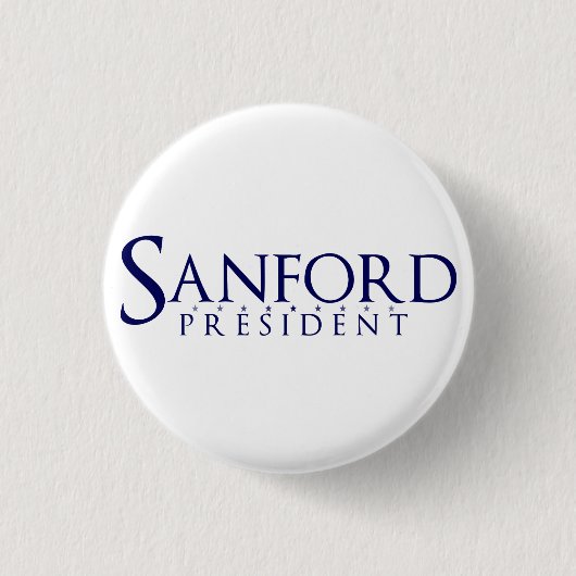President Sanford 2012 Ronde Button 3,2 Cm (Voorkant)
