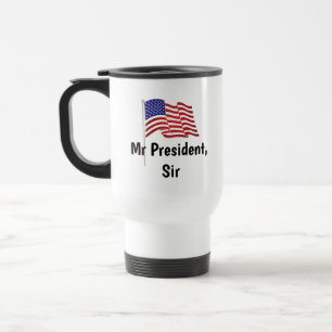 President, Sir Travel Coffee Mug Reisbeker
