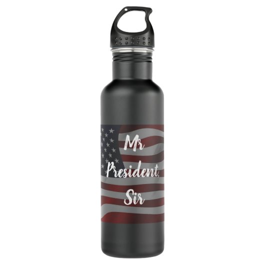 President, Sir Travel Water Bottle Waterfles (Voorkant)