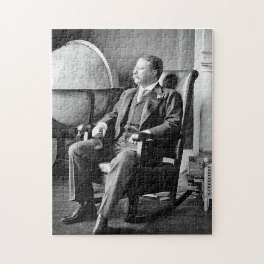 President Teddy Roosevelt  Witte Huis Legpuzzel (Verticaal)