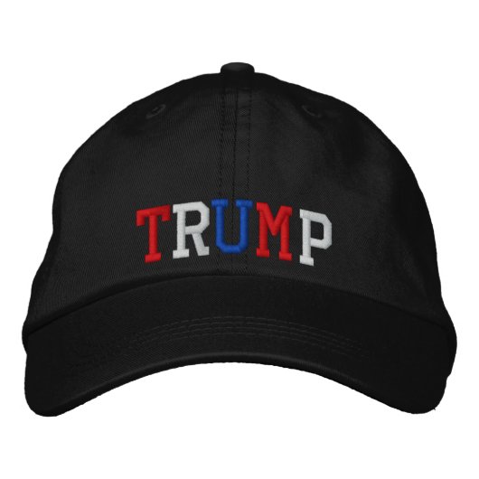 Président Trump 2020 Casquette patriotique bleu ro (Devant)