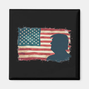 President Trump 2024 Amerikaanse Patriot Democracy Magneet