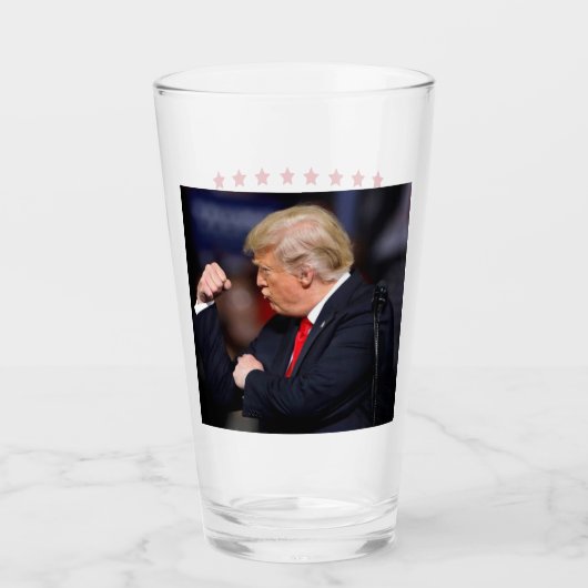 President Trump 2024 Glas (Voorkant)