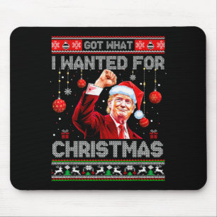 President Trump 2024 Zwart Uni-volwassenen Winter Muismat