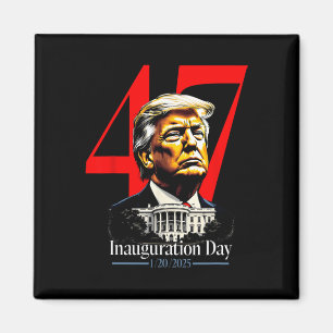President Trump 2025 inauguratie dag Magneet
