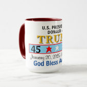 President Trump 45 47 Inauguratie Mok (Voorkant links)