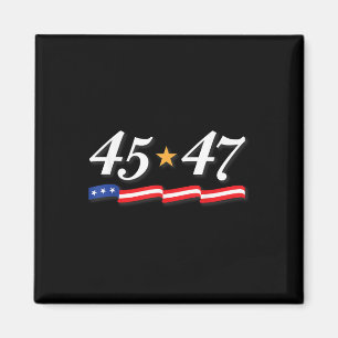 President Trump 45 47 nummers als 45e en 47e Magneet