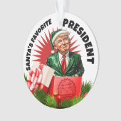 President Trump Acryl Ornament (voorkant)