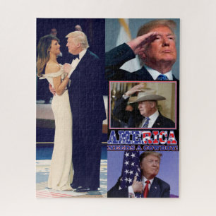 President Trump - Amerika heeft een cowboy nodig Legpuzzel