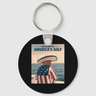 President Trump Amerika's Golf Mexico Hoed Ame Sleutelhanger