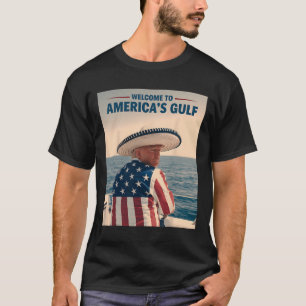 President Trump Amerika's Golf Mexico Sombrero Ame T-shirt