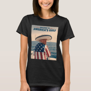 President Trump Amerika's Golf Mexico Sombrero Ame T-shirt