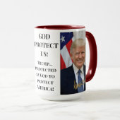 PRESIDENT TRUMP BESCHERMDE AMERIKA MOK (Voorkant rechts)