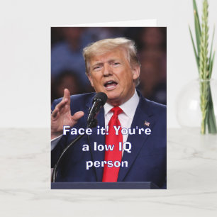 President Trump beterschap gefeliciteerd Kaart
