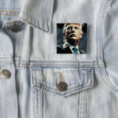 President Trump: De GEIT Vierkante Button 5,1 Cm (In situ)