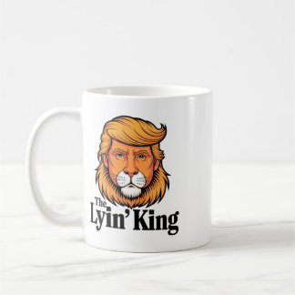 President Trump die de leugenachtige koning bespot Koffiemok
