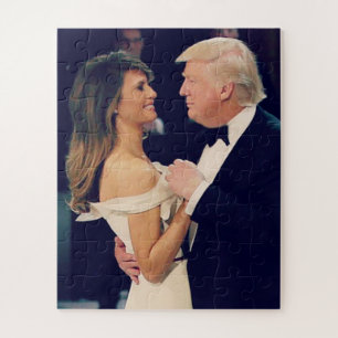 President Trump en Melania Dancing Legpuzzel