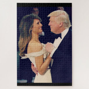 President Trump en Melania Dancing Legpuzzel