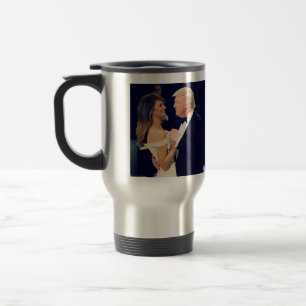 President Trump en Melania Dancing Reisbeker