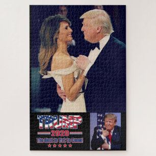 President trump en Melania Dansend - Trump 2020 Legpuzzel