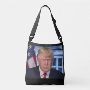 PRESIDENT TRUMP EN WIFE MELANIA CROSSBODY BAG CROSSBODY TAS