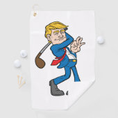 President Trump Golf Club Backswing Golfhanddoek (Insitu)