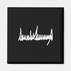 President Trump Handtekening Inauguratie 2025 47e Magneet