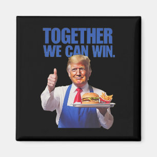 President Trump maakt Franse frietjes Magneet