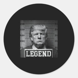 President Trump Mok Ronde Sticker