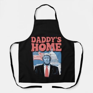 President Trump Papa is Thuis Neem Amerika Terug Schort