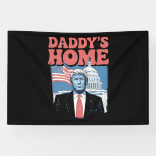 President Trump Papa is Thuis Neem Amerika Terug Spandoek