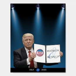 President Trump 🇺🇸✨ Patriottische bruiloft Custo