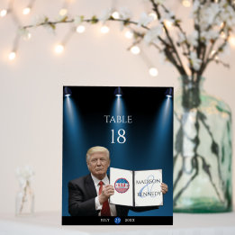 President Trump 🇺🇸✨ Patriottische bruiloft Custo