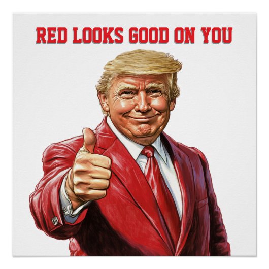 President Trump Poster Perfect Poster (Voorkant)