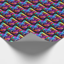 PRESIDENT TRUMP PSYCHEDLIC KLEUREN
