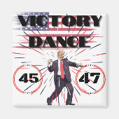 Président Trump Refridgerator Magnet Dance (Devant)