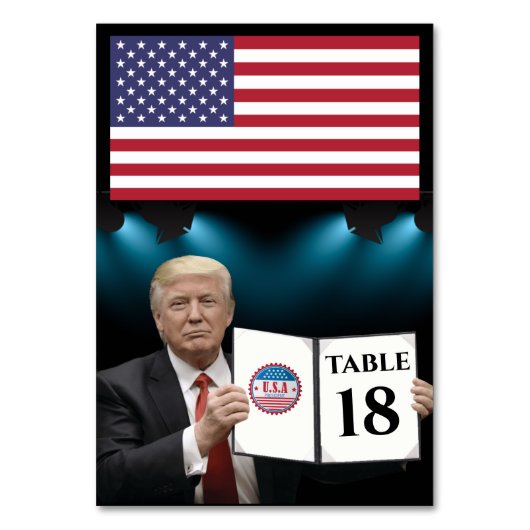 President Trump Republican Wedding Kaart (Voorkant)