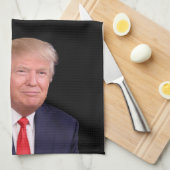 President Trump Thinking in Cloud fUNNY  Theedoek (Quarter Fold)