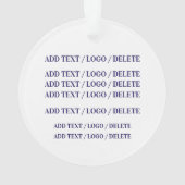 President Trump Trots op Amerikaans Acryl Ornament (achterkant)