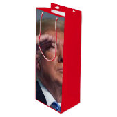 President Trump - Trump 2020 Wijn Cadeautas (Voorkant Gekanteld)