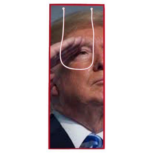 President Trump - Trump 2020 Wijn Cadeautas (Voorkant)