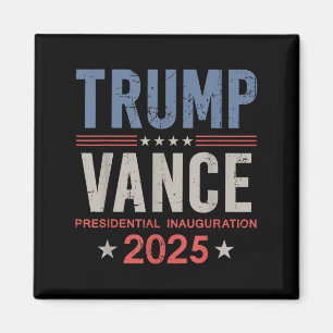 President Trump Vance inauguratie dag 2025 VS Magneet